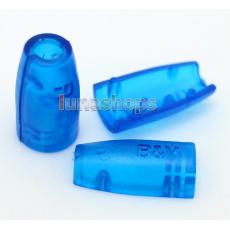 Blue Cover Shell For Shure SE535 SE425 SE315 SE215 Earphone Upgrade Cable Male Plug Pins