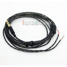 Black Super Soft 5N OFC DIY Earphone Cable for Westone Shure Fitear Headset etc