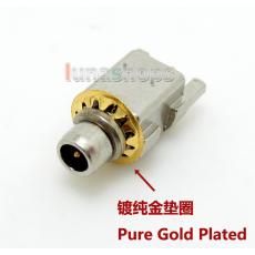 1pair With gasket Rodium Plated Earphone Pins for Shure SE846 SE535 ultimate UE900 etc.