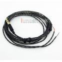 Black Super Soft 5N OFC DIY Earphone Cable for Westone Shure Fitear Headset etc