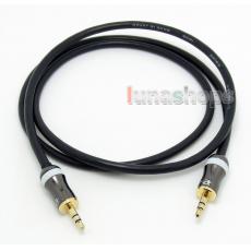 3.5mm Pailiccs male to Male Car Aux Hifi speaker audio DIY Canare cable 1m