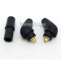 Golden Plated Earphone DIY Custom Pin  Adapter For Sony XBA-H2 XBA-H3