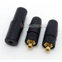 Golden Plated Earphone Straight DIY Pin Adapter For Westone W60 W50 W40 W30 W20