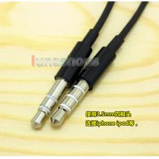 For Car Use 3.5mm male to Male Aux speaker cable With Remote For Iphone Itouch Ipod