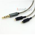 1.3m Silver Plated + 5N OFC 3.5mm Earphone cable with Mic For  Westone W4r