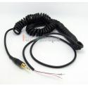 Replacement DJ Headphone Cable Cord Line With PLUG for Repairing Headphones