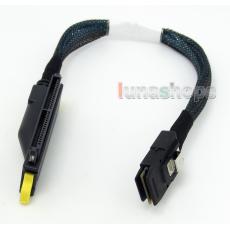 30cm Net Shield SFF-8484 SAS 32pin Host to Mini SAS 4i SFF-8087 Target raid data Cable