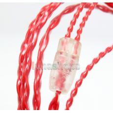 130cm Red Custom 6N OCC Hifi Cable For Sennheiser HD414 SL HD 420 HD420 SL HD425 HD430 HD440 HD442 HD 450 II HD480 Class