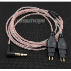 5N OFC Soft Skin Earphone Cable For Sennheiser HD480 CL-II HD480 HD490 HD520 HD520 II HD530 HD540 HD540 HD560 II 