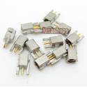 Female Three element alloy plating Diy Pin Part for Audio-Technica ATH-CK100pro Earphone