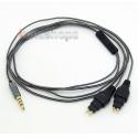 3.5mm 5N OFC Soft Cable With Mic For Sennheiser HD25 HD265 HD525 HD535 HD545 HD565 HD 222 HD 224 HD 230 HD 250 HD 250 Li