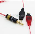 130cm Red Custom 6N OCC Hifi Cable For Sennheiser HD25 HD265 HD525 HD535 HD545 HD565 HD 222 HD 224 HD 230 HD 250 HD 250 