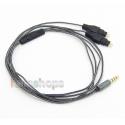 3.5mm 5N OFC Soft Cable With Mic For Sennheiser HD414 SL HD 420 HD420 SL HD425 HD430 HD440 HD442 HD 450 II HD480 Classic