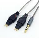 1.3m Silver Plated + 5N OFC 3.5mm Earphone cable with Mic For Sennheiser HD480 CL-II HD480 HD490 HD520 HD520 II HD530 HD