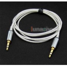 Pure Silver Plated 3.5mm Male Headphone cable for Sony mdr-10r mdr-10rc MDR-10R MDR-10RBT MDR-NC50 MDR-NC200D