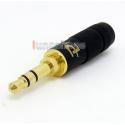 Pailiccs 3.5mm Black Straight Jack Audio Connector male adapter For DIY Solder