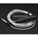 4pin XLR Male PCOCC + Silver Plated Cable for AKG K812 k872 Reference Headphone Headset