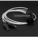 4pin XLR Male PCOCC + Silver Plated Cable for Sennheiser HD414 HD420 HD425 HD430 HD440 HD442 HD450 II SL