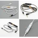 With Mic Remote Volume Control Hi-OFC Cable For Sennheiser HD598 HD558 HD518 Headphone Earphone