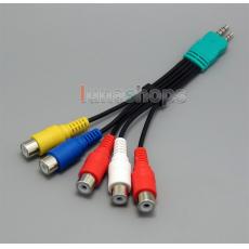 B Composite Component Scart Adapter Cable BN39-01154W for Samsung LED HDTV 