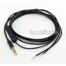 With Volume Remote Bulk Cable For DIY Custom Earphone cable Iphone Samsung Seires