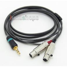120cm Earphone Headphone PURE Silver Cable + PEP Insulated For Audeze LCD-3 LCD3 LCD-2 LCD2