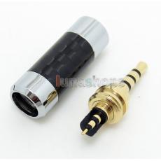 2.5mm Carbon Shell Male Plug DIY adapter For The Astell & Kern AK240 K120 II