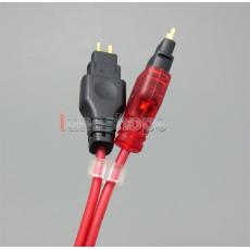120cm Pure PCOCC Earphone Cable + PEP Insulated For Sennheiser HD25 HD265 HD535 HD222 HD224 HD230 HD250 Lin