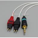 3.5mm 5N OCC + Silver Plated Headphone Cable For Sennheiser HD25 HD265 HD535 HD222 HD224 HD230 HD250 Lin