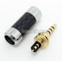 2.5mm Carbon Shell Male Plug DIY adapter For The Astell & Kern AK240 K120 II