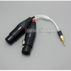 TRRS 2.5mm Balanced To 3pin XLR Female Audio Cable For VentureCraft Soundroid Headphone Amplifier Vantam DSD