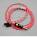 120cm Red 5N OCC Earphone Cable For Westone W4r UM3X UM3RC ue11 ue18 JH13 JH16 ES3 0.78mm