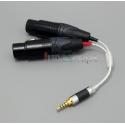 TRRS 2.5mm Balanced To 3pin XLR Female Audio Silver Cable For IRIVER AK240 AK120 AK100 ii AK380