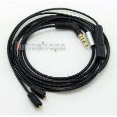 With Mic Remote Volume Earphone Cable  For M-Audio IE-20XB IE40 IE30 IE10 IEM In ear