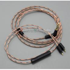Earphone Cable With Mic Remote For Westone ES3X ES5 UM2 UM3XRC UM3x W4R 4