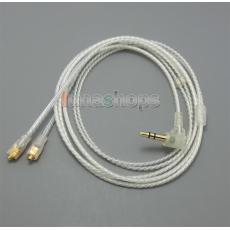 With Earphone Hook Silver Plated Cable For Westone W60 W50 W40 W30 W20 W10