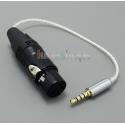 3.5mm Silver Plated TRRS Re-Zero Balanced To 4pin XLR Female Cable For Hifiman HM901 HM802 HM700 Headphone Amplifier