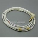 With Earphone Hook Silver Plated Cable   For JVC HA-FX850 HA-FX1200 HA-FX1100 Fidue A83