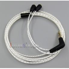 Lightweight Pure Silver Plated 4N OCC Cable For JVC HA-FX850 Fidue A83 