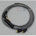 Black And White + Mic Remote Earphone Cable For Pioneer DJE 1500 2000 Headphone