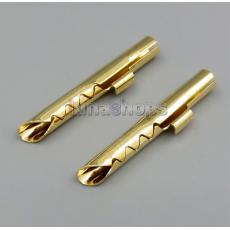 10pcs Bulk Pin Banana CMC 4mm Plug Adapter For Repair DIY Custom 33mm long 