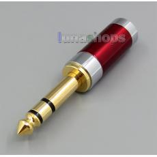 6.5mm 6.35mm Stereo DIY Repair Audio Microphone Earphone Headphone Adapter Jack