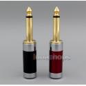 6.5mm 6.35mm Mono DIY Repair Audio Microphone Earphone Headphone Adapter Jack