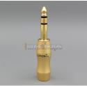 LITON 6.5mm 6.35mm Stereo LT-56 Male Plug Golden Plated solder type Adapter 