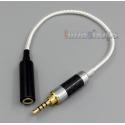 TRRS 2.5mm Balanced To 3pin 3.5mm Female Audio Silver Cable For IRIVER AK240 AK240ss ak380