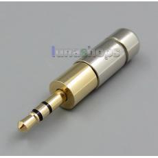 2.5mm Headphone Earphone DIY Stereo Adapter For Philips Sony PC 