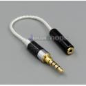 4pin 3.5mm Male Silver Plated Re-Zero Balanced Hifiman HM901 HM802 To 4pin 2.5mm AKR03 Layla Angie Bal Earphone Cable 