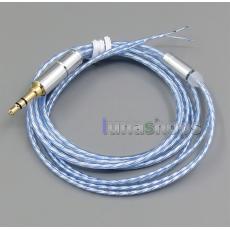 4n OCC + Pure Silver Plated Cable For Repair DIY Shure B&W JVC SONY Headphone Earphone