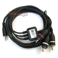 2.5mm to RCA AV Audio Video out CA-92U Cable For  Nokia Etc.