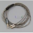 1.3m Silver Plated + 5N OFC 3.5mm Earphone cable with Mic For Vsonic VSD3 VSD3S